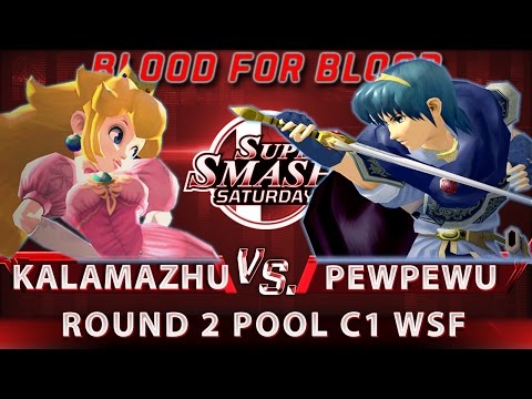 SSS: B4B - Kalamazhu (Peach) vs. CLG | PewPewU (Marth) - SSBM Round 2 Pool C1 WSF - Smash Melee