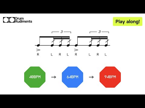 Seven Stroke Roll (Triplet) | Learn the 40 Essential Drum Rudiments
