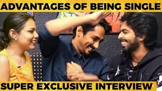 Anchor-ஐ மரணமாய் கலாய்த்த Siddharth & GV Prakash - Super Fun Filled Interview video