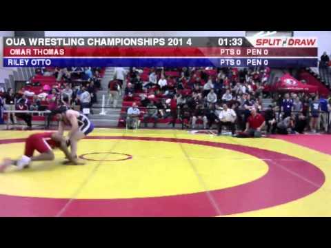 2014 OUA Championships: 90 kg Omar Thomas vs. Riley Otto