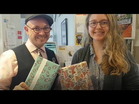 Geschenke einpacken mit den Tauben - Tutorial