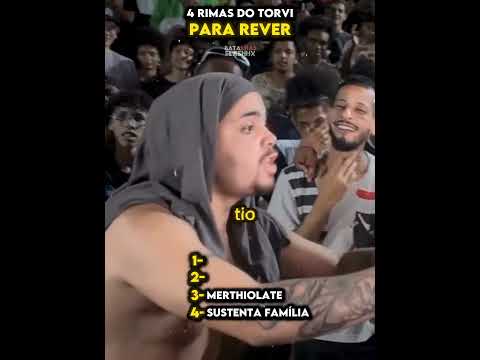 4 RIMAS DO TORVI PARA REVER KKKKK #batalhaderima #shorts