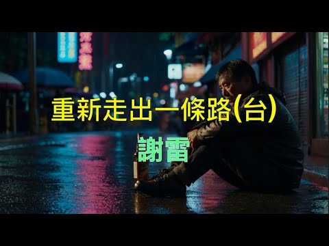 謝雷 重新走出一條路（台）   （ 歌詞字幕版 ）