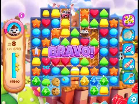Cookie Jam Blast Level 690 - NO BOOSTERS 🍪 | SKILLGAMING ✔️