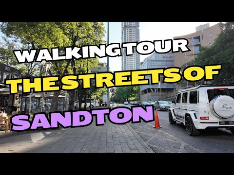 Sandton, Johannesburg walking tour 4K — Yash Naidoo