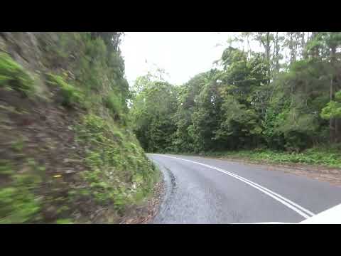 The B24 Road Queenstown to Strahan Tasmania