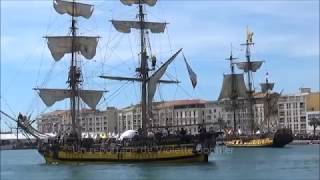 Miniature de la vidéo YouTube Escale à Sète la bataille de grands voiliers entre la Grace et le Shtandart