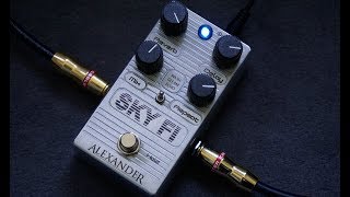 Video thumbnail for Alexander Pedals - Sky Fi - Echo Delay Reverb Shimmer Ambient Machine by Dennis Kayzer