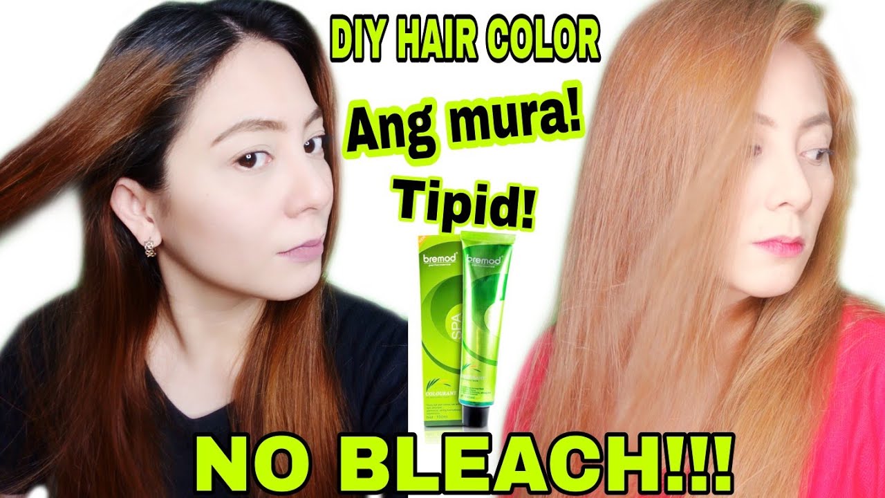 BREMOD HAIR COLOR | DIY HAIR COLOR | PAANO MAGKULAY NG BUHOK | NO BLEACH HAIR COLOR