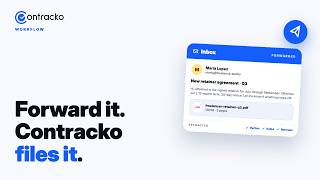Forward contracts by email, let AI do the rest