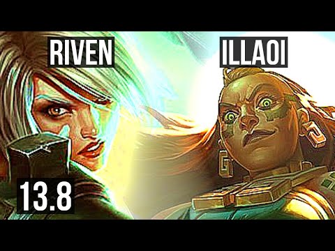 RIVEN vs ILLAOI (TOP) | 7/0/0, 65% winrate, Godlike | KR Grandmaster | 13.8