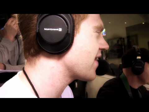 NAB Commentator Winner Ben Waterworth in the commentary box with 1116 SEN