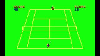 Tennis for the TRS-80 CoCo