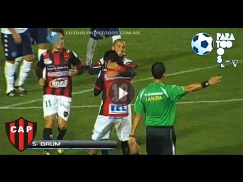 Gol de Brum. Independiente RM 0 Patronato 1. Fecha 8. Primera B Nacional. Fútbol Para Todos