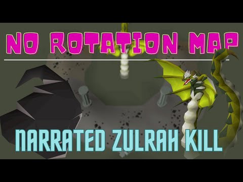 NARRATED ZULRAH KILL NO ROTATION MAP 2023
