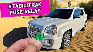 GMC TERRAIN Traction Control Stabilitrak Fuse Relay Location Replacement 2010 2011 2012 2013 2014 20