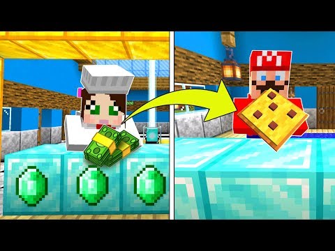 Minecraft: PIZZA RESTAURANT TYCOON!!! (BUILD THE BEST PIZZA PLACE!) Mini-Game