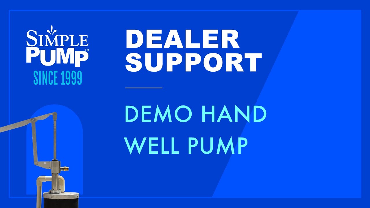 Simple Pump Dealer Demo Unit – Show Off the Quality In-Store