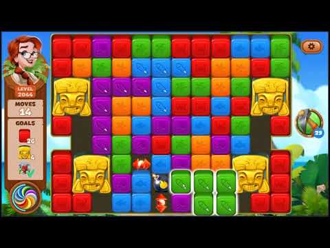 Lost Island Blast Adventure Level 2044 - NO BOOSTERS 🏝️ | SKILLGAMING ✔️