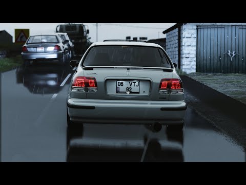 İlkay Akkaya - Gidemem 💔| Assetto Corsa Honda Civic Vti