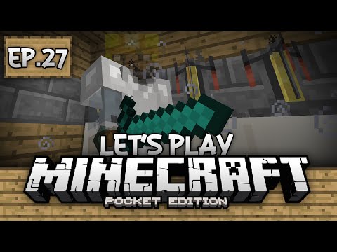 Survival Let's Play Ep. 27 - I'm Invisible!!! - Minecraft PE (Pocket Edition)