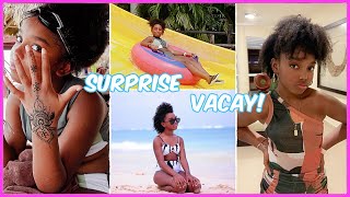 MY MOM TOOK ME ON A ANOTHER SURPRISE INTERNATIONAL VACATION TO THE BEACH & WATERPARK! | YOSHIDOLL