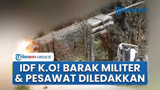 Detik-detik Pesawat Nirawak Israel Diledakkan & Barak Militernya Terbakar Dihujani Roket Hizbullah