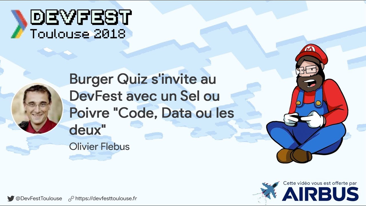 Burger Quiz s'invite au DevFest avec un Sel ou Poivre "Code, Data ou les deux"