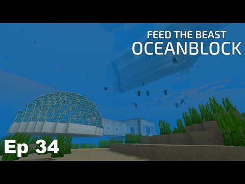 FTB Oceanblock 1.16.5 - Episode 34 Testing and farming dome