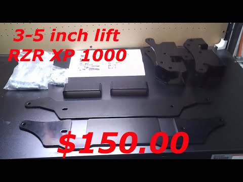 RZR XP4 1000 3-5 inch lift, Amazon $150.00, Install & Review