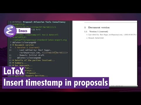 Org mode - Insert timestamp in proposals