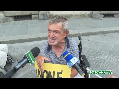 2020-08-03 FIRENZE - PROTESTA DISABILI ELIMINARE LE LISTE D'ATTESA