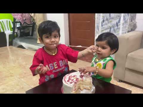 Happy birthday Shree Ashita| Birthday enjoyment | New way of eating cake