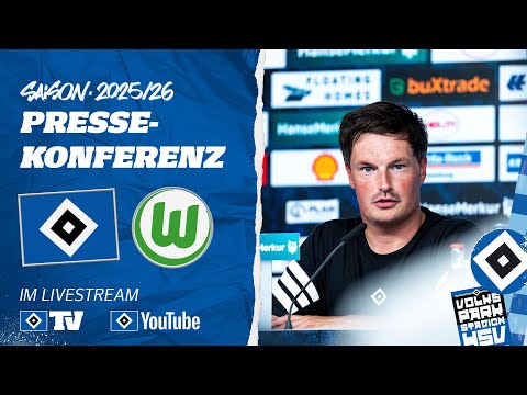 RE-LIVE: PRESS CONFERENCE | HSV vs. VfL Wolfsburg | Matchday 8