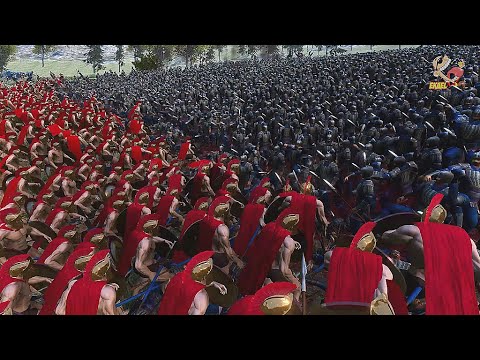 2000 CUSTOM SPARTANS VS 20000 VARIETY ENEMIES | ULTIMATE EPIC BATTLE SIMULATOR