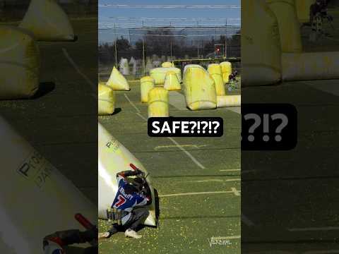 Tie goes to the runner?!?⁣⁣Paintball hardpoint. ⁣⁣Enjoy paintball. ⁣⁣#SonyAlpha