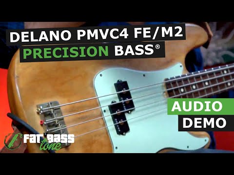 Delano PMVC4 FE/M2 Precision Bass Pickup Demo