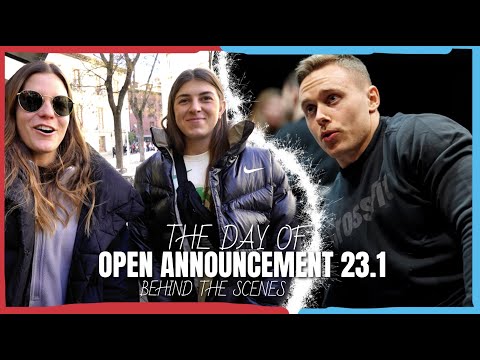Behind the Scenes: CrossFit Open Announcement 23.1 (Ft. Horvath, Gudmundsson, Migala, Dukic)
