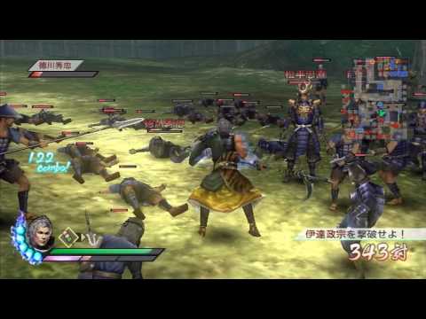 Samurai Warriors 3 (JPN) - Katō Kiyomasa Gameplay (Chaos Difficulty) (Part 3/3) (HD)