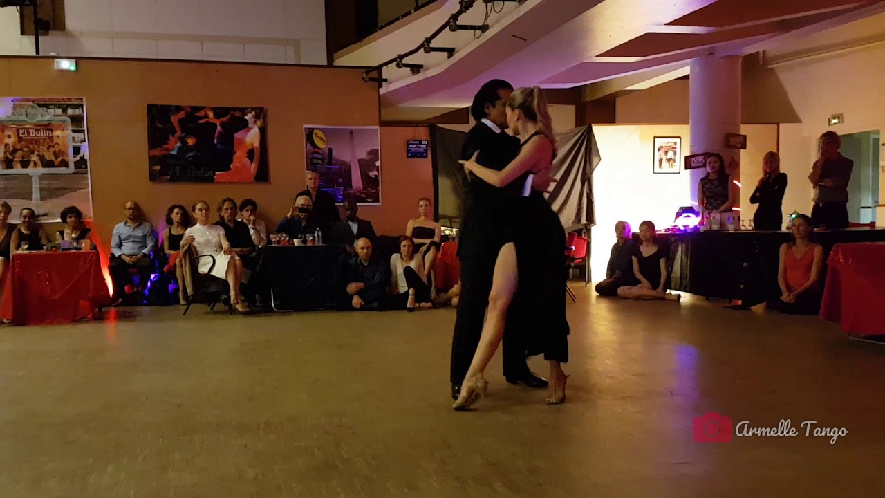 Sebastian Arce & Cecilia Vicencio ❤ @ Paris - Milonga EL BULIN -Seguime, Si Podes (Osvaldo Pugliese)