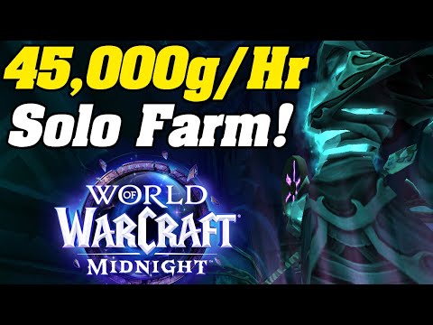 45,000g+ Per Hour SOLO Goldfarm! WoW Midnight