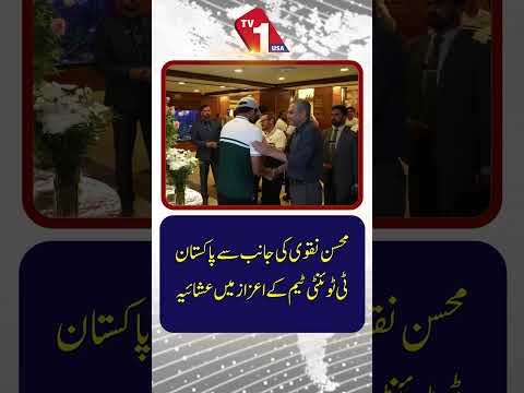 محسن نقوی کی جانب سے پاکستان ٹی ٹوئنٹی ٹیم کے اعزاز میں عشائیہ