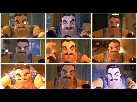 HELLO NEIGHBOR 2 THE NEIGHBOR JUMPSCARES In Different Spots