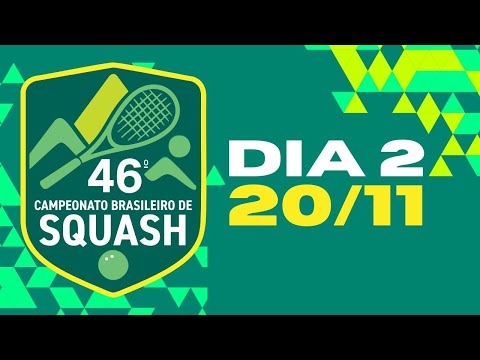 AO VIVO: 46º CAMPEONATO BRASILEIRO DE SQUASH | 20-11-2025