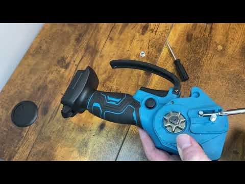 How To Tighten Saker Mini Electric Chainsaw Chain