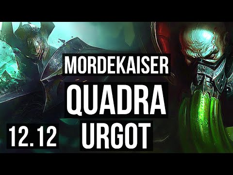 MORDE vs URGOT (TOP) | 12/1/4, Quadra, 800+ games, Legendary, 1.0M mastery | EUW Diamond | 12.12