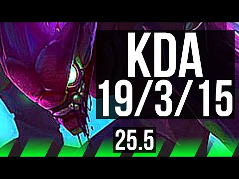 KHA'ZIX vs SION (JGL) | 19/3/15, Legendary, 39k DMG | KR Master | 25.5