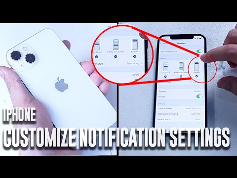How to customize notification settings on the iPhone | iPhone 13 tutorial.