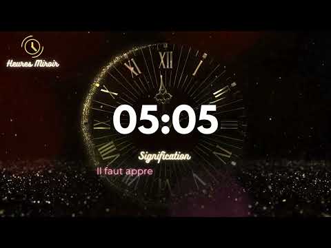 ⚡ Heure miroir 05h05 : Un message d’énergie, d’amour et de renouveau ! 🌅💖