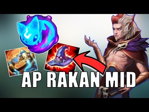 FULL AP RAKAN MID! THIS IS ACTUALLY SO STRONG WTF?! - League of Legends